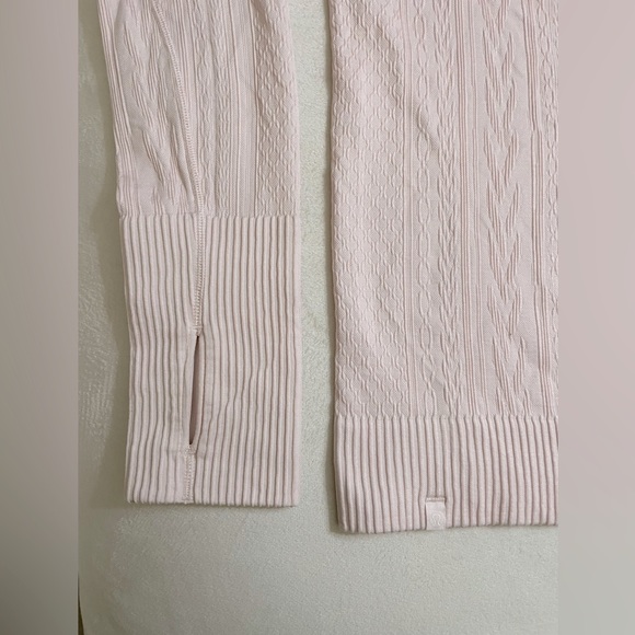 Lululemon Rest Less Pullover Blissful Pink Textured Long Sleeve Top Size 4? - Picture 9 of 13